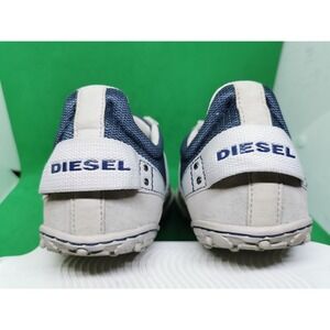 Vintage Y2K Diesel Futuro Men's Sneakers Blue Tan Retro Shoes Size 8.5 Rare